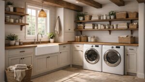 Farmhouse Laundry Rooms