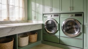 Color-Themed Laundry Rooms
