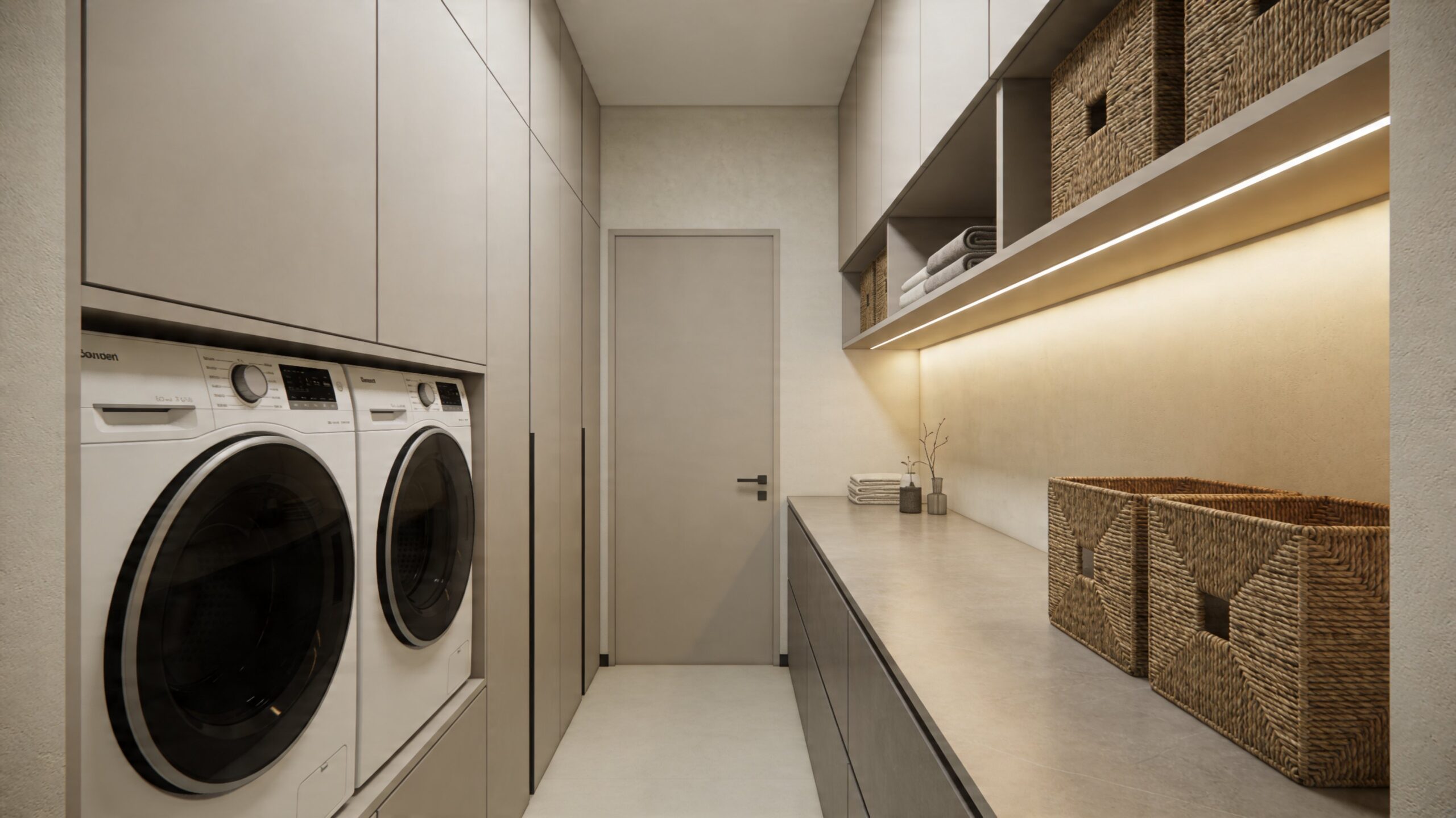 Small Modern Laundry Room Design Ideas That Maximize Space
