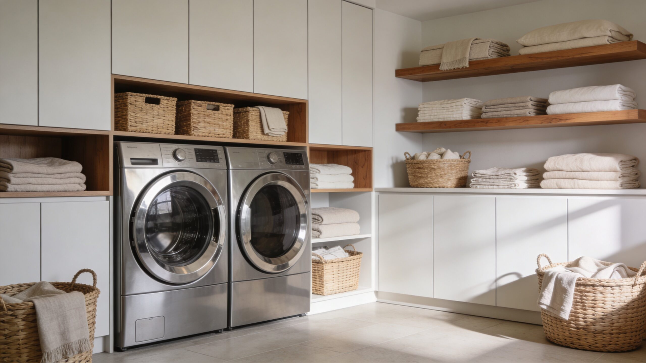Modern Laundry Room Storage Ideas That Keep Everything Organized