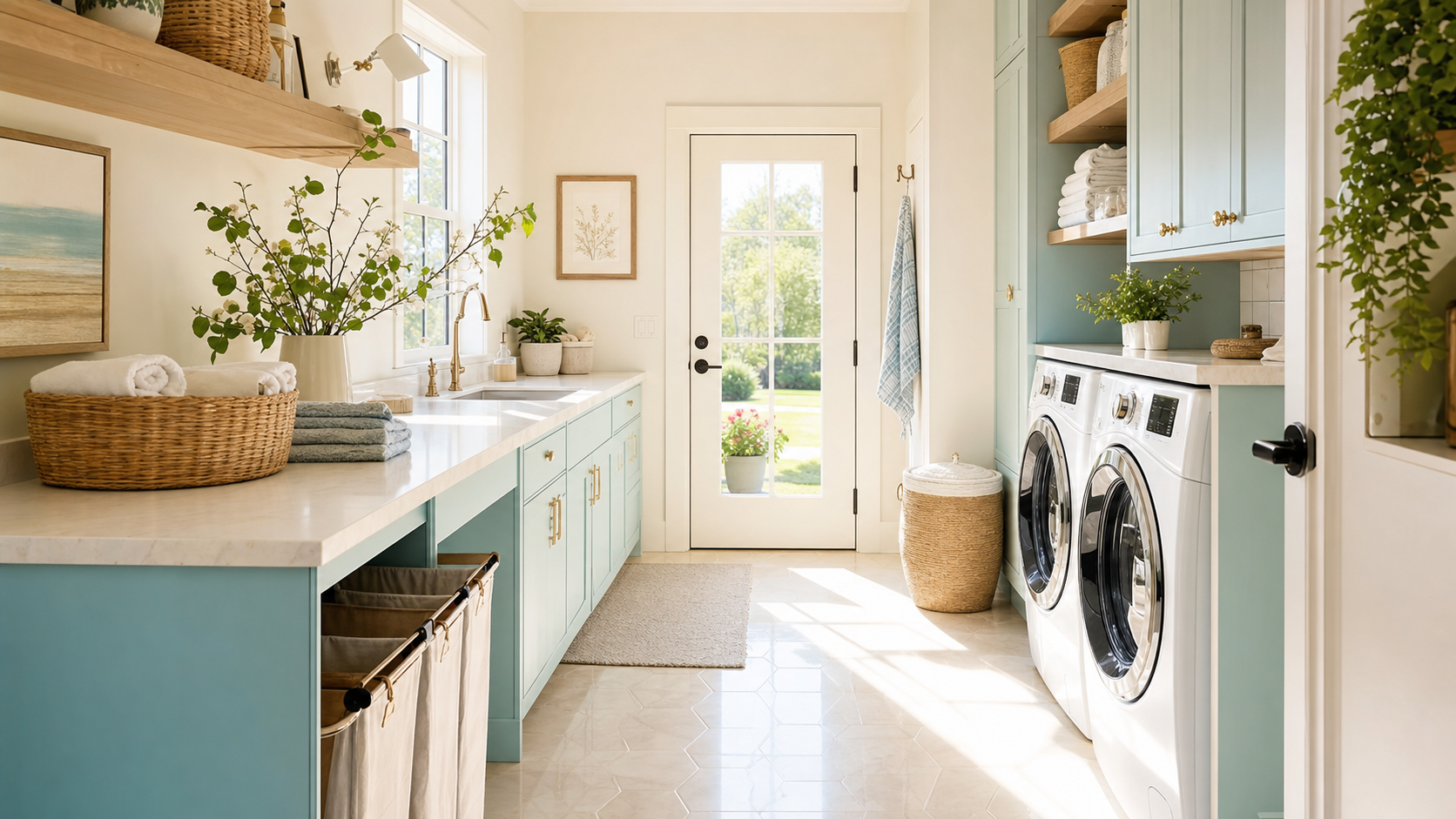 Laundry Room Color Ideas That Instantly Brighten Your Home in a professionally designed laundry room