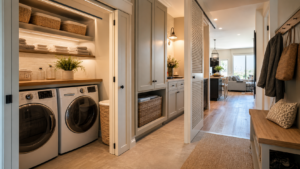 Open-Concept Laundry Room Designs Homeowners Love in a professionally designed laundry room